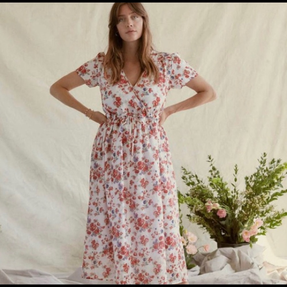 Christy Dawn - Dawn Dress in Vermillion Bloom